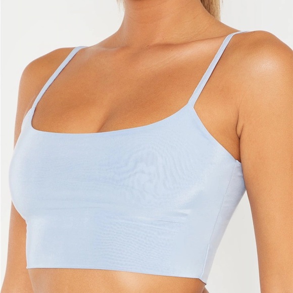 Bundle of 2 Crop Tops - Blue & Green - New - Picture 7 of 9